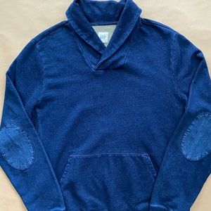 GAP Men’s Dark Indigo Shawl Sweatshirt